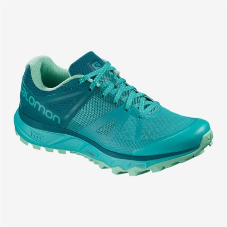 Salomon TRAILSTER W Laufschuhe Damen Türkis [8RKT-M]